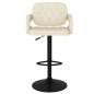 vidaXL Barhocker 2 Stk. Creme Stoff vidaXL Barhocker 2 Stk. Creme Stoff