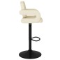 vidaXL Barhocker 2 Stk. Creme Stoff vidaXL Barhocker 2 Stk. Creme Stoff