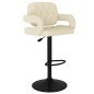 vidaXL Barhocker 2 Stk. Creme Stoff vidaXL Barhocker 2 Stk. Creme Stoff
