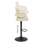 vidaXL Barhocker 2 Stk. Creme Stoff vidaXL Barhocker 2 Stk. Creme Stoff