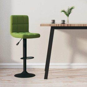 vidaXL Barhocker Hellgrün Samt 