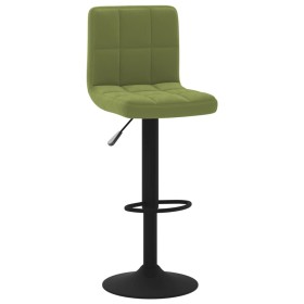 vidaXL Barhocker Hellgrün Samt 