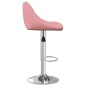 vidaXL Barhocker Rosa Samt vidaXL Barhocker Rosa Samt