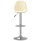 vidaXL Barhocker 2 Stk. Creme Stoff vidaXL Barhocker 2 Stk. Creme Stoff