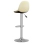vidaXL Barhocker 2 Stk. Creme Stoff vidaXL Barhocker 2 Stk. Creme Stoff