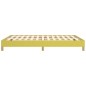 vidaXL Bettgestell ohne Matratze Grün 160x200 cm Stoff vidaXL Bettgestell ohne Matratze Grün 160x200 cm Stoff