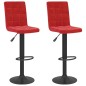 vidaXL Barhocker 2 Stk. Weinrot Samt vidaXL Barhocker 2 Stk. Weinrot Samt