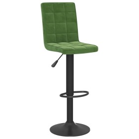 vidaXL Barhocker Dunkelgrün Samt 