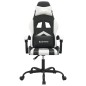 vidaXL Gaming-Stuhl Drehbar Schwarz und Weiß Kunstleder vidaXL Gaming-Stuhl Drehbar Schwarz und Weiß Kunstleder