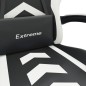 vidaXL Gaming-Stuhl Drehbar Schwarz und Weiß Kunstleder vidaXL Gaming-Stuhl Drehbar Schwarz und Weiß Kunstleder