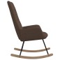 vidaXL Schaukelstuhl Taupe Stoff vidaXL Schaukelstuhl Taupe Stoff
