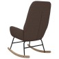 vidaXL Schaukelstuhl Taupe Stoff vidaXL Schaukelstuhl Taupe Stoff