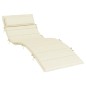 vidaXL Sonnenliegen-Auflage Creme 180x60x3 cm Oxford-Gewebe vidaXL Sonnenliegen-Auflage Creme 180x60x3 cm Oxford-Gewebe