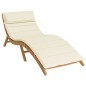 vidaXL Sonnenliegen-Auflage Creme 180x60x3 cm Oxford-Gewebe vidaXL Sonnenliegen-Auflage Creme 180x60x3 cm Oxford-Gewebe