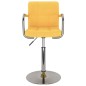 vidaXL Barhocker Gelb Stoff vidaXL Barhocker Gelb Stoff