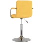 vidaXL Barhocker Gelb Stoff vidaXL Barhocker Gelb Stoff
