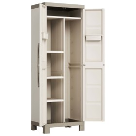 Keter Universalschrank Excellence Beige und Taupe 182 cm