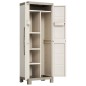 Keter Universalschrank Excellence Beige und Taupe 182 cm Keter Universalschrank Excellence Beige und Taupe 182 cm
