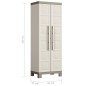 Keter Universalschrank Excellence Beige und Taupe 182 cm Keter Universalschrank Excellence Beige und Taupe 182 cm