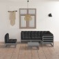 6-tlg. Garten-Lounge-Set mit Kissen Kiefer Massivholz 6-tlg. Garten-Lounge-Set mit Kissen Kiefer Massivholz