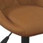 vidaXL Barhocker Braun Samt vidaXL Barhocker Braun Samt