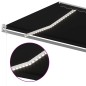 vidaXL Markise Manuell Einziehbar mit LED 6x3 m Anthrazit