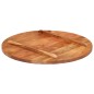 vidaXL Tischplatte Massivholz Palisander Rund 25-27 mm 70 cm vidaXL Tischplatte Massivholz Palisander Rund 25-27 mm 70 cm
