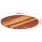 vidaXL Tischplatte Massivholz Palisander Rund 25-27 mm 70 cm vidaXL Tischplatte Massivholz Palisander Rund 25-27 mm 70 cm