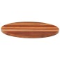 vidaXL Tischplatte Massivholz Palisander Rund 25-27 mm 70 cm vidaXL Tischplatte Massivholz Palisander Rund 25-27 mm 70 cm
