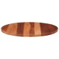 vidaXL Tischplatte Massivholz Palisander Rund 25-27 mm 70 cm vidaXL Tischplatte Massivholz Palisander Rund 25-27 mm 70 cm