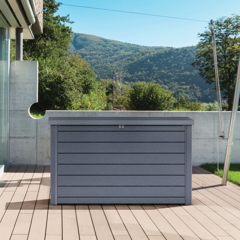 Keter Garten-Aufbewahrungsbox Ontario 870 L Anthrazit Ecom Keter Garten-Aufbewahrungsbox Ontario 870 L Anthrazit Ecom