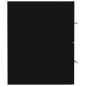 vidaXL Waschbeckenunterschrank Schwarz 80x38,5x48 cm Holzwerkstoff vidaXL Waschbeckenunterschrank Schwarz 80x38,5x48 cm Holzwerkstoff