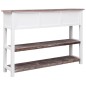 vidaXL Sideboard Antik-Braun 108x30x76 cm Massivholz Paulownia vidaXL Sideboard Antik-Braun 108x30x76 cm Massivholz Paulownia