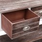 vidaXL Sideboard Antik-Braun 108x30x76 cm Massivholz Paulownia vidaXL Sideboard Antik-Braun 108x30x76 cm Massivholz Paulownia