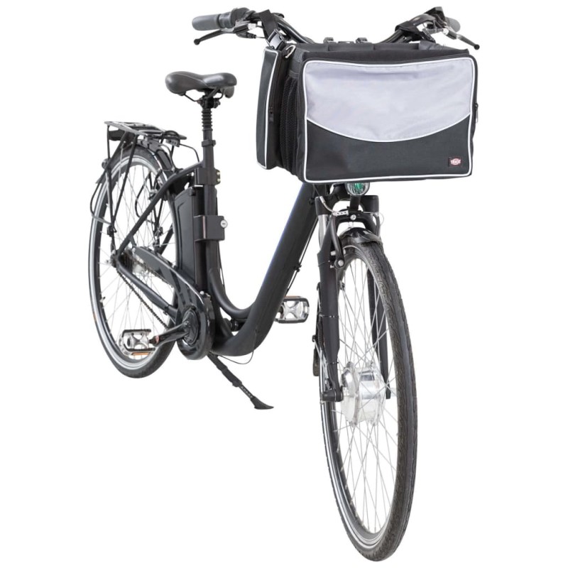 TRIXIE Haustier-Frontbox für Fahrräder 41x26x26 cm Schwarz und Grau TRIXIE Haustier-Frontbox für Fahrräder 41x26x26 cm Schwarz und Grau