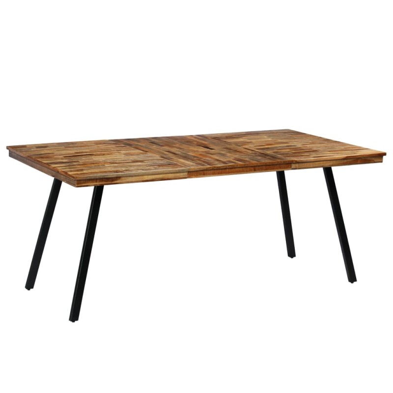 vidaXL Esstisch Recyceltes Teakholz und Stahl 180x90x76 cm vidaXL Esstisch Recyceltes Teakholz und Stahl 180x90x76 cm