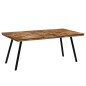 vidaXL Esstisch Recyceltes Teakholz und Stahl 180x90x76 cm vidaXL Esstisch Recyceltes Teakholz und Stahl 180x90x76 cm