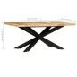 vidaXL Esstisch 180 x 90 x 76 cm Raues Mango-Massivholz vidaXL Esstisch 180 x 90 x 76 cm Raues Mango-Massivholz