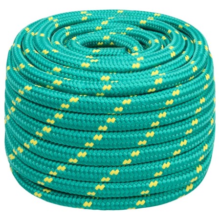 vidaXL Bootsseil Grün 20 mm 100 m Polypropylen