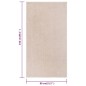 vidaXL Teppich Kurzflor 80x150 cm Dunkelbeige vidaXL Teppich Kurzflor 80x150 cm Dunkelbeige