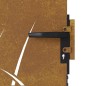 vidaXL Gartentor 85x75 cm Cortenstahl Gras-Design vidaXL Gartentor 85x75 cm Cortenstahl Gras-Design