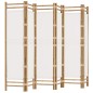 vidaXL 6-tlg. Paravent Faltbar 240 cm Bambus und Canvas vidaXL 6-tlg. Paravent Faltbar 240 cm Bambus und Canvas