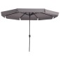 Madison Sonnenschirm Syros Luxe 350 cm Rund Taupe Madison Sonnenschirm Syros Luxe 350 cm Rund Taupe