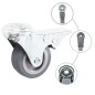 vidaXL Lenkrollen mit Bolzenloch und Doppelbremsen 4 Stk. 50 mm vidaXL Lenkrollen mit Bolzenloch und Doppelbremsen 4 Stk. 50 mm