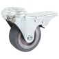 vidaXL Lenkrollen mit Bolzenloch und Doppelbremsen 4 Stk. 50 mm vidaXL Lenkrollen mit Bolzenloch und Doppelbremsen 4 Stk. 50 mm