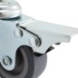 vidaXL Lenkrollen mit Bolzenloch und Doppelbremsen 4 Stk. 50 mm vidaXL Lenkrollen mit Bolzenloch und Doppelbremsen 4 Stk. 50 mm