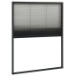 vidaXL Insektenschutz-Plissee für Fenster Aluminium Anthrazit 80x100cm vidaXL Insektenschutz-Plissee für Fenster Aluminium Anthrazit 80x100cm