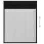 vidaXL Insektenschutz-Plissee für Fenster Aluminium Anthrazit 80x100cm vidaXL Insektenschutz-Plissee für Fenster Aluminium Anthrazit 80x100cm
