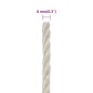 vidaXL Arbeitsseil Weiß 8 mm 500 m Polypropylen vidaXL Arbeitsseil Weiß 8 mm 500 m Polypropylen