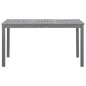 vidaXL Gartentisch Grau 140x80x74 cm Massivholz Akazie vidaXL Gartentisch Grau 140x80x74 cm Massivholz Akazie